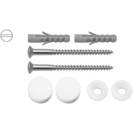 ASW Stedo WC accessoire 470537 6 x 70 mm, bouchons blanc