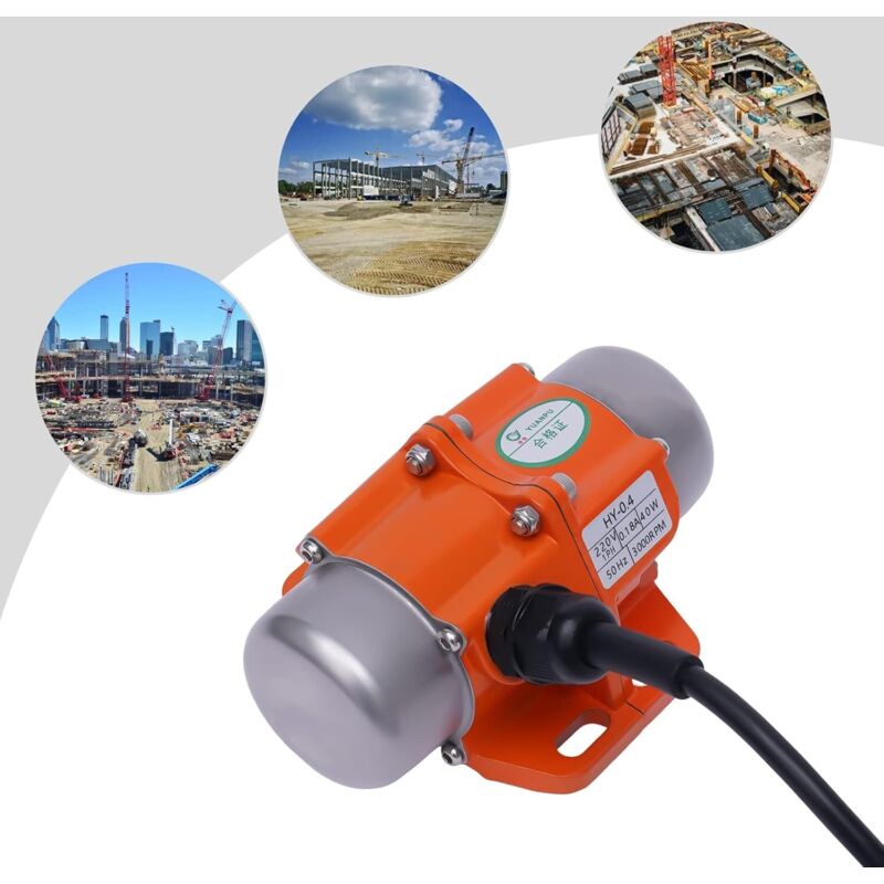 Image of Asynchron-Vibrationsmotor für Maschinenbau, industrieller Vibrationsmotor, 3000 U/min, 220 V (40 W)