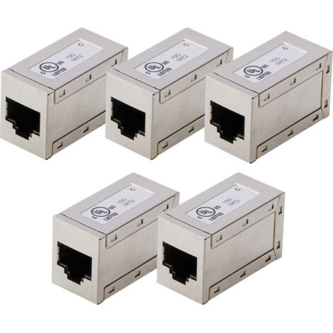 AT-AG-8-8-C6S-5 Boîtier femelle RJ45 Nombre de pôles 8 argent 5 pc(s) Y226393