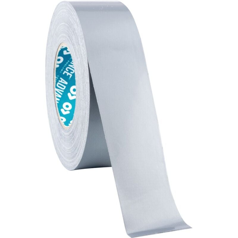 AT163 Silver Thermosetting Polycoated Cloth Tape - 50mm x 50m - Silver - Advance