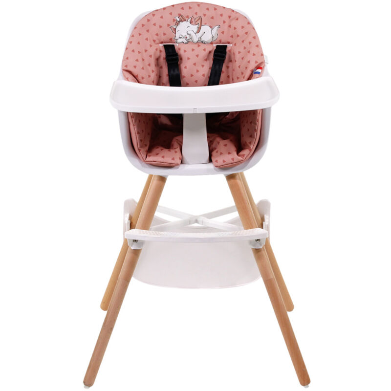 Nania - Chaise haute bébé évolutive Plastique - Rose