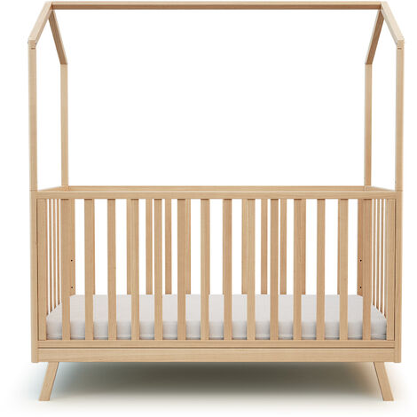 AT4 -  Lit cabane bébé évolutif CONFORT en bois
