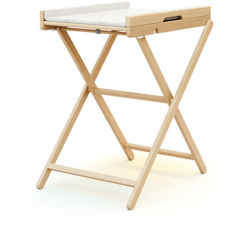 AT4 -  Table à langer pliante en bois ESSENTIEL