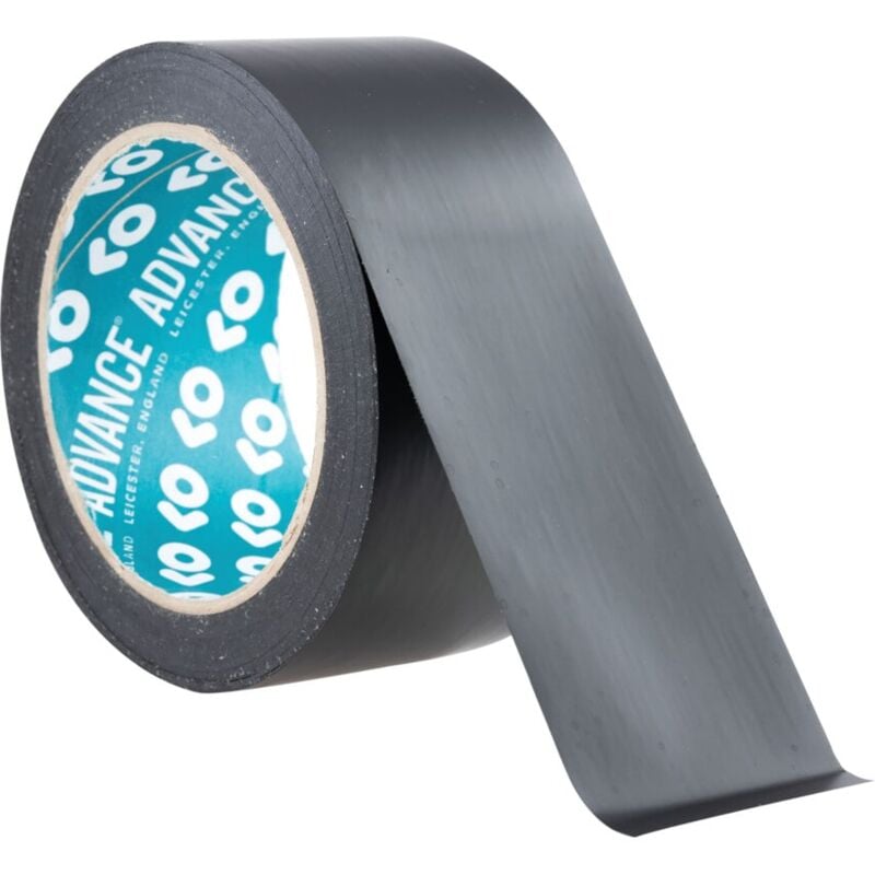 Advance AT44 Black Low Tack PVC Builders Tape - 50mm x 33m