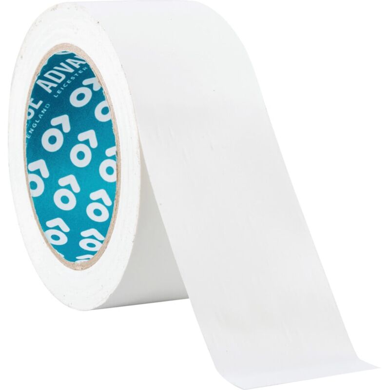 AT5 White pvc Builders Tape - 50mm x 33m - Advance