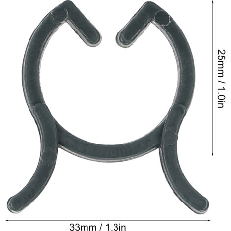 Ataduras para plantas – 200 unidades, clips de soporte para tallos fabricados en PP, 25 mm