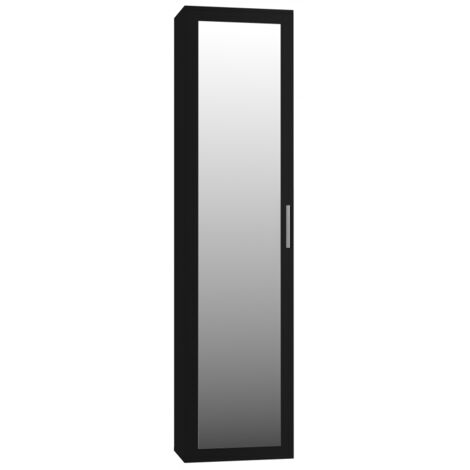 ATARA  Mueble de entrada con gran espejo  180x50x35cm  Dos baldas + perchero en el interior  Muebles de entrada
