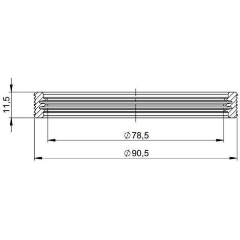 Atec 3-fach Lippendichtung DN80