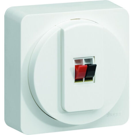 ateha Prise HP simple complet - HAGER WJC291B
