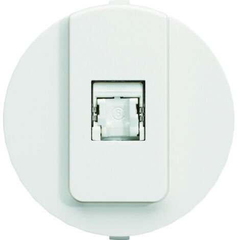 ateha prise RJ45 catégorie 6 UTP pour Grade 1 associable - HAGER WJA220B