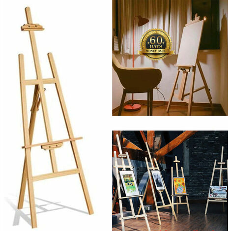 Atelierstaffelei Standstaffelei Tischstaffelei Holz Holzstaffelei 1.5m Staffelei