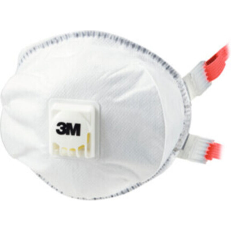 Image of 3M - Atemschutzmaske 8835 FFP3RD m.Ventil b.30xAGW-Wert EN149:2001+A1:2009 5 Stk