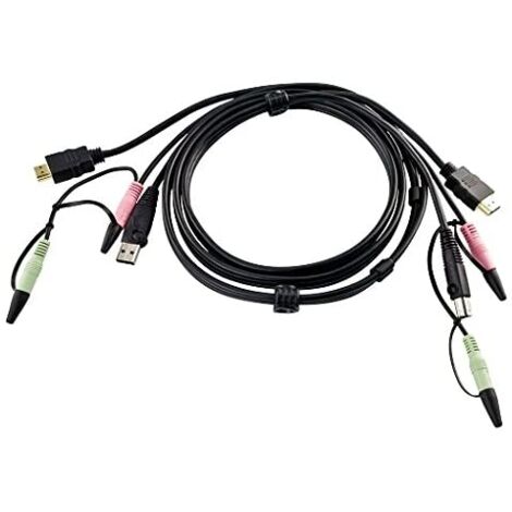 ATEN Câble KVM HDMI USB avec audio de 1.8 m