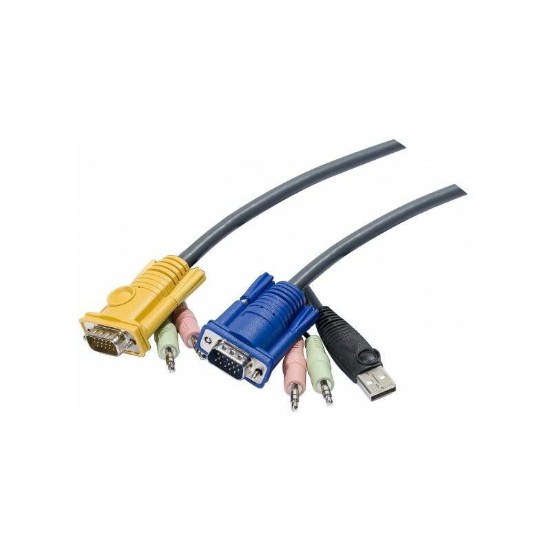 

Cable KVM USB con audio y SPHD 3 en 1 de 1,8 m - Aten