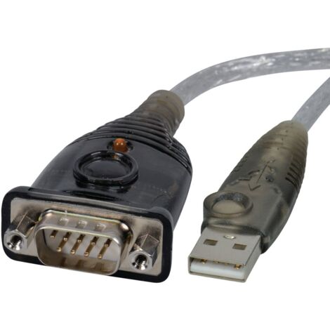 Aten Convertitore Adattatore da USB a Seriale RS-232 Trasparente