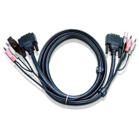 Aten dvi-d usb kvm kabel 3m (2l-7d03u)