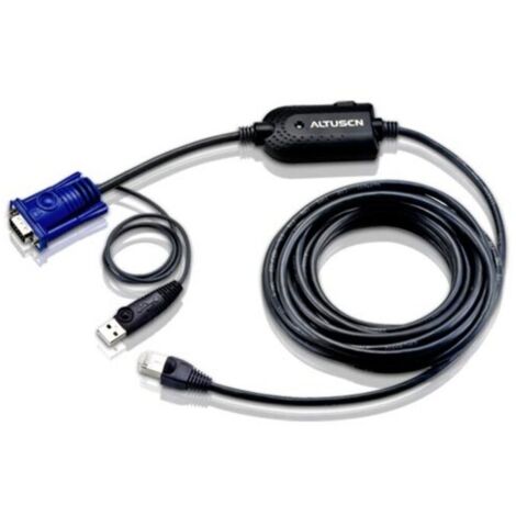 Aten KA7970 - Câble adaptateur KVM USB-VGA vers catégorie 5 - 4.5 mètres