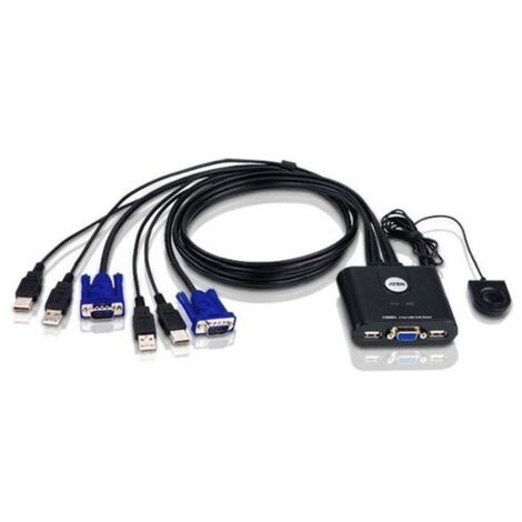 Aten Switch KVM USB VGA a 2 porte, CS22U
