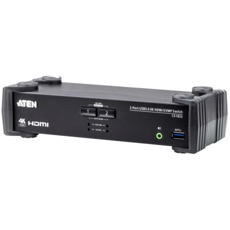 ATEN Switch USB 3.0 4K HDMI KVMP™ a 2 porte con Modalità mixer audio