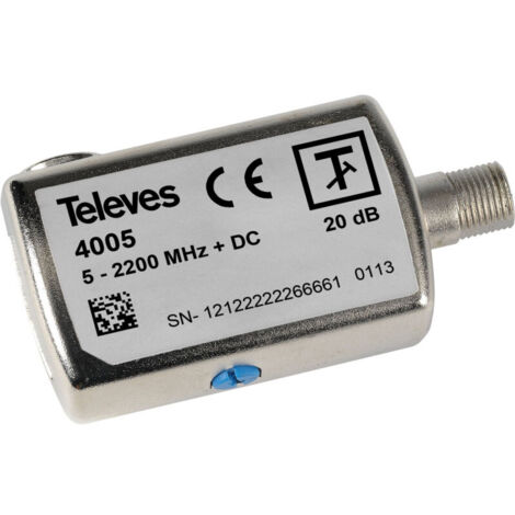 Atenuador Regulable de 0 a 20dB c/paso DC 5-2200 MHz (Conexión F).