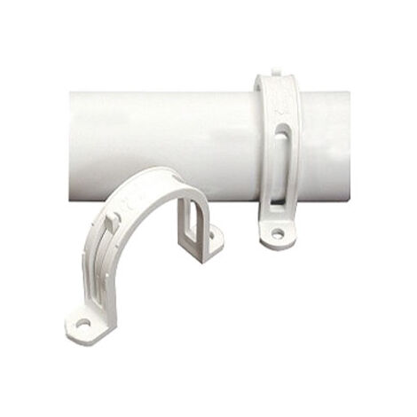 Atepac – Collier de serrage PVC blanc pour tuyaux 50,8 mm – Largeur 17 mm – Maintien fiable pour installations d’aspiration et plomberie