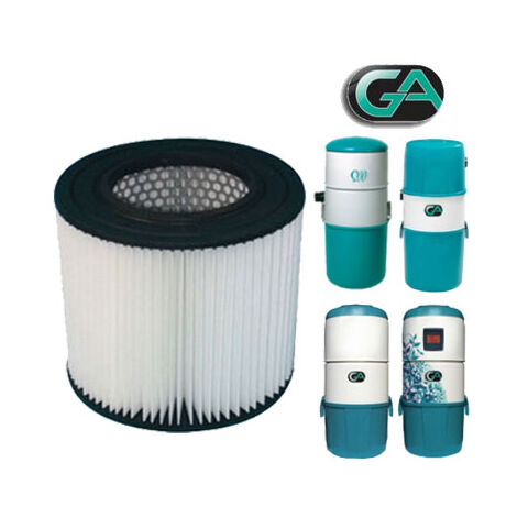Atepac – Filtre pour aspirateur polyester lavable GA 100 GA 200 GA 300 GA 400 ECXEL – Performance optimale – Compatible centrales d'aspiration - GA 400 ET