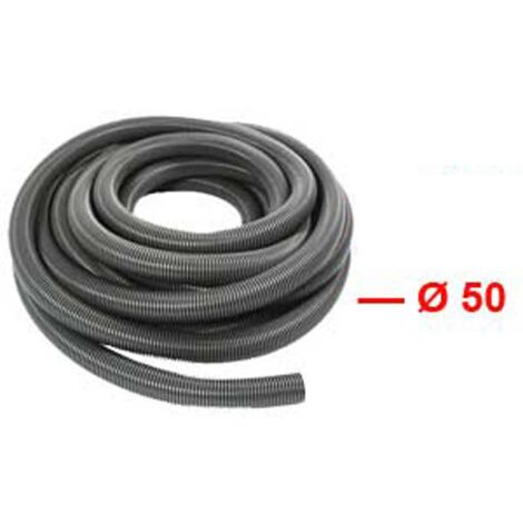 Atepac – Flexible anti-statique gris noir au mètre – Diamètre intérieur Ø50 mm – Longueur adaptable pour environnements sensibles à l'électricité statique