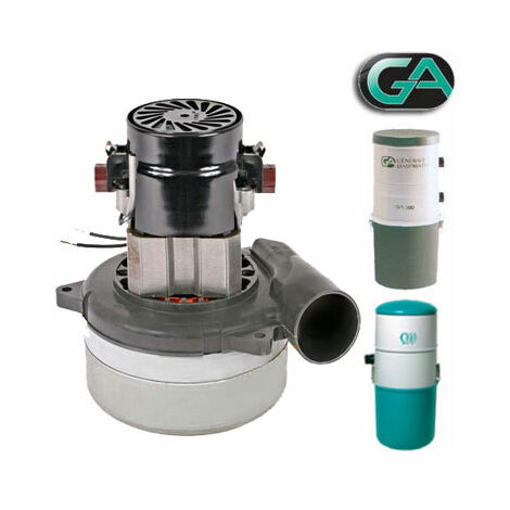 Atepac – Moteur électrique Ametek Lamb 220-240V – Puissance fiable pour aspiration centrale – Modèle GA 200 avant 2005 – Vitesse rotation optimisée