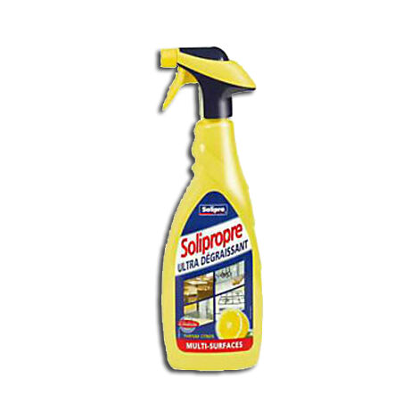 Atepac – Nettoyant cuisine ultra dégraissant citron 650 ml – Non contenant de javel – Efficace pour surfaces alimentaires – Parfum frais