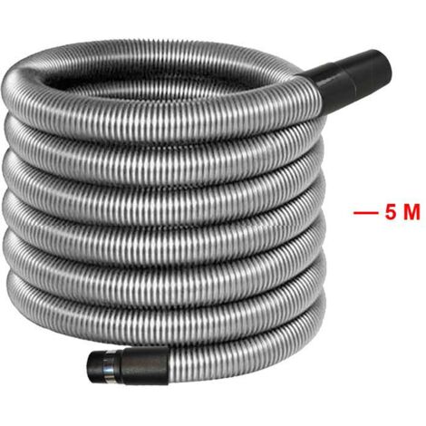 Atepac – Rallonge flexible pour aspiration centralisée 5m – Diamètre intérieur 32mm – Matériau anti-écrasement – Compatible tous réseaux