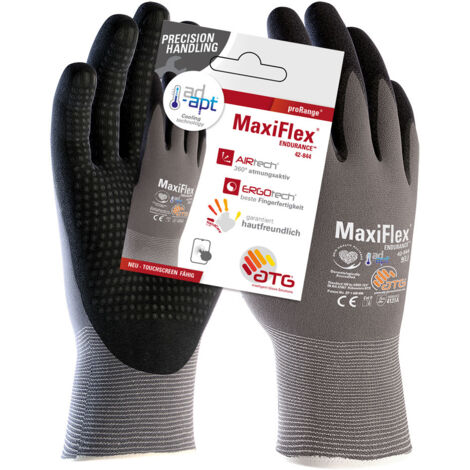 ATG 25769 Gr.9 42-844HCT, MaxiFlex® Endurance™ AD-APT®, Nylon-Strickhandschuh