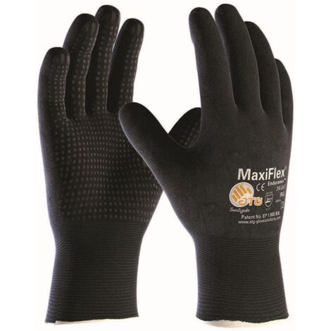 ATG 34-847 GUANTI MAXIFLEX ENDURANCE GUANTO DA LAVORO CON PALLINI NYLON NITRILE