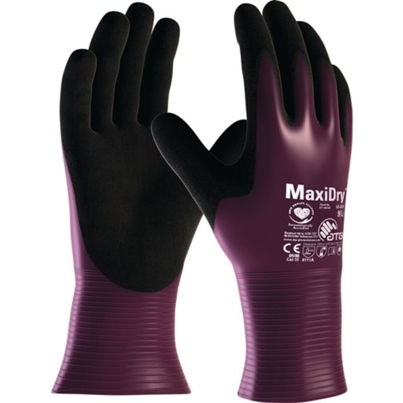 MaxiDry 56-426 Arbeitshandschuhe - 11 (xxl) - Lila - ATG