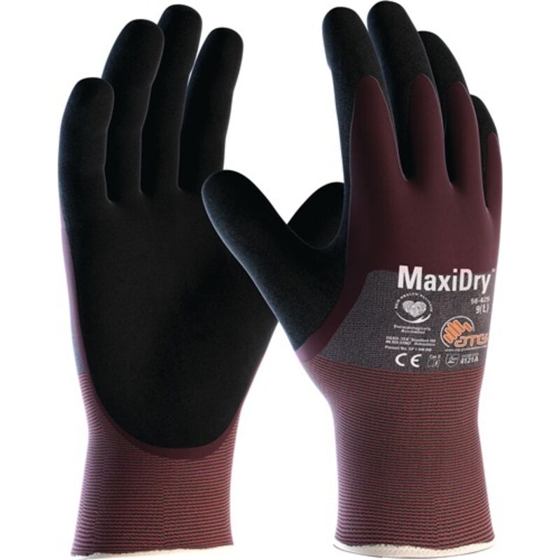 FP - atg Handschuhe MaxiDry® 56-425 Größe 11 violett/schwarz ( 4702000164 )