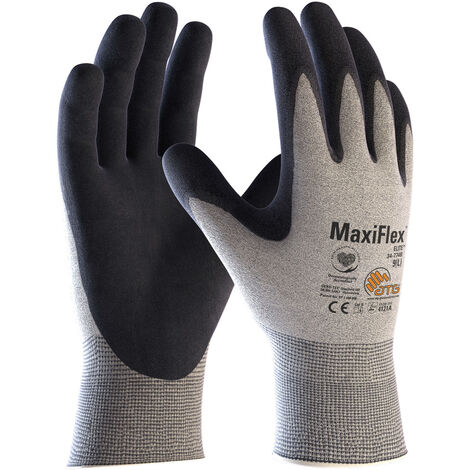 ATG MaxiFlex 34-774-B ESD-Arbeitshandschuhe - 9 (L) - Grau