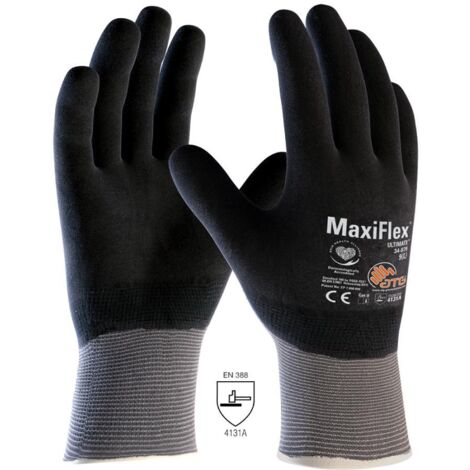 ATG MaxiFlex 34-876 Arbeitshandschuhe - 10 (XL) - Dunkelgrau