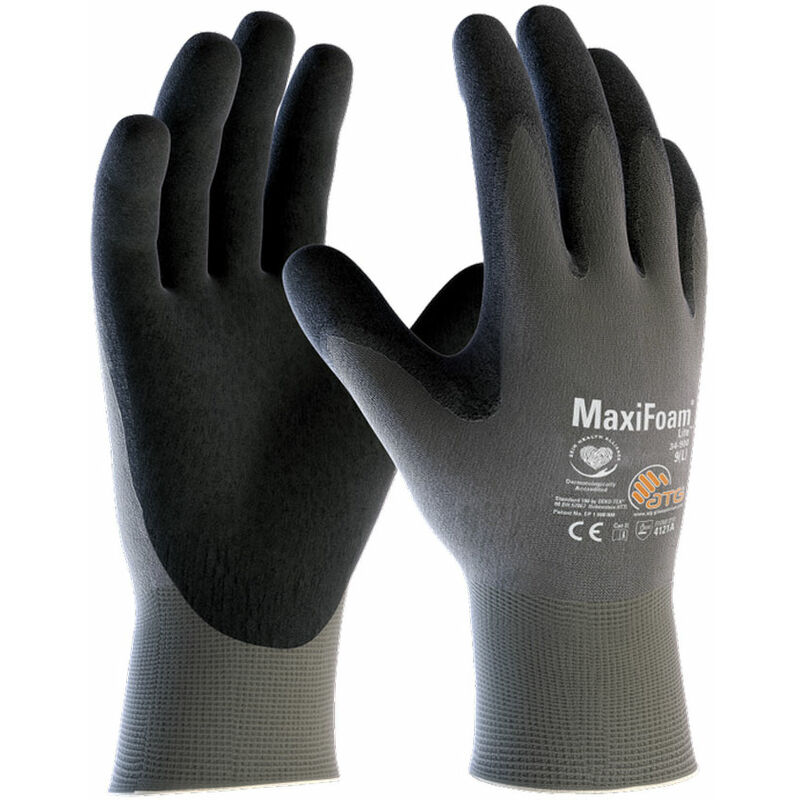 ATG MaxiFoam 34-900 Arbeitshandschuhe - 6 (xs) - Grau