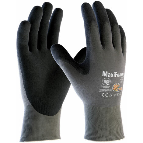 ATG MaxiFoam 34-900 Arbeitshandschuhe - 9 (L) - Grau
