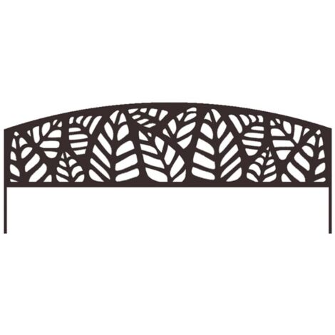 ATHEA dekorative Metallkante zum Bepflanzen - 0,40 x 1 m - Braun Nortene