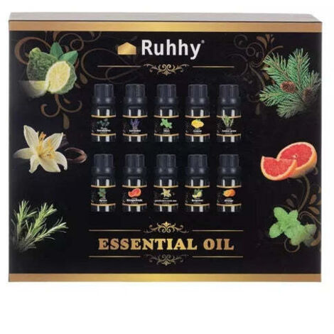 Atherisches ol - set mit 10 stuck 15 ml ruhhy 21938