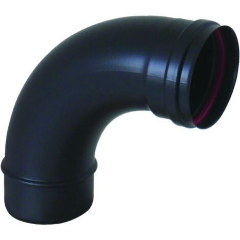 Ati - Curva Inox Nero 90° Ø100 Inox 316L