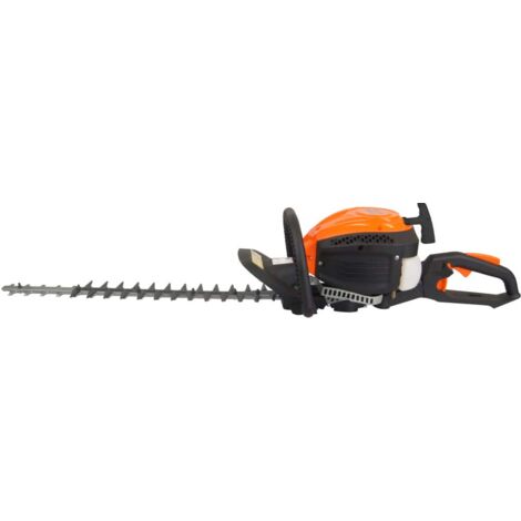 Atika – Taille-haie thermique 25,4cm3 – Moteur 750W – Longueur de lame 55cm – Épaisseur de coupe 28mm – Démarrage électronique