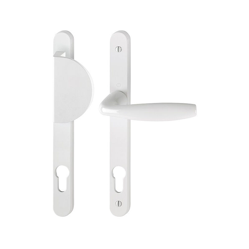 Hoppe - Atlanta 554/300LMSGL/1530 placa estrecha Blanco 9016 Clave i - entr.70 ép.68/77 - 3657876