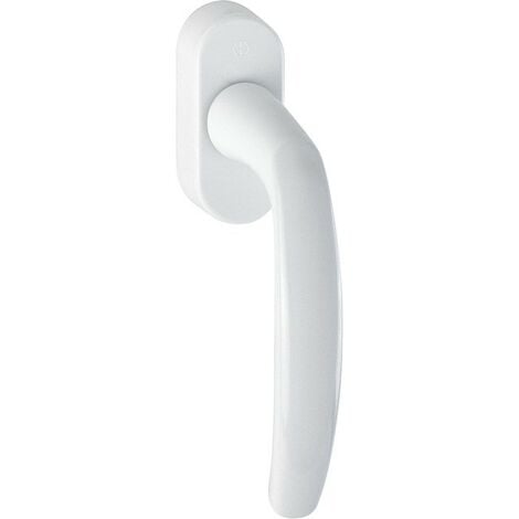 Atlanta Secustik bianco 9016 HOPPE maniglia a ribalta - variofit quadrato 32/42mm vite 45/50mm - 10760943