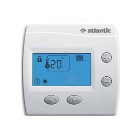 Thermostat d'ambiance digital pour plancher chauffant Atlantic 109519 - 84.7 X 89.5 mm