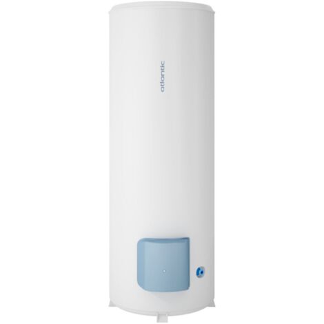 Atlantic – Chauffe-eau à accumulation 300L vertical sur socle Ø570 – Résistance stéatite – Classe C – Temps de chauffe 6h14 – Pour espaces de faible hauteur