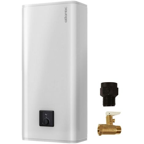 Atlantic – Chauffe-eau à accumulation 40 litres – Installation verticale/horizontale – Classe énergétique C – Système Smart control – Émaillage titane/cuire