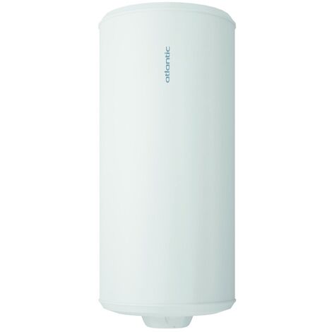 Atlantic – Chauffe-eau électrique 75L vertical mural – Résistance blindée – Classe C – Installation facile en espaces restreints