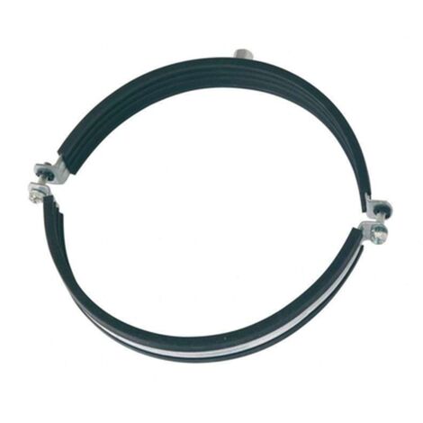 Atlantic – Collier de fixation murale 524163 – Antivibratile diamètre 100 mm – Pour espaces confinés – Haute qualité, emballé en France