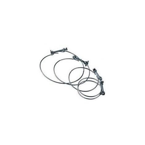 Atlantic – Collier de serrage Ø82 mm – Fil d'acier pour gaines de ventilation – Sachet de 10 pièces – 423348